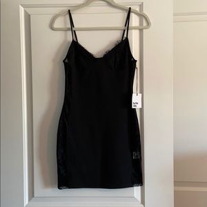 Black mini dress from revolve. NWT